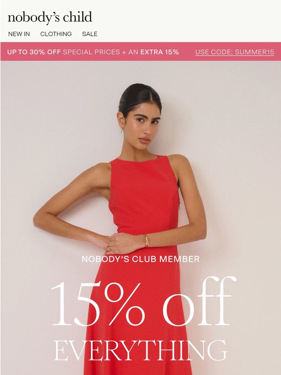15% off your RSVP outfit