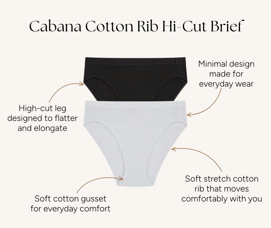 Cabana Cottom Rib Brief
