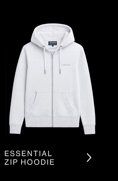Essential Zip Slim Fit Hoodie