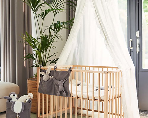 Ciel de lit Vintage Ruffle / Ivory de Jollein