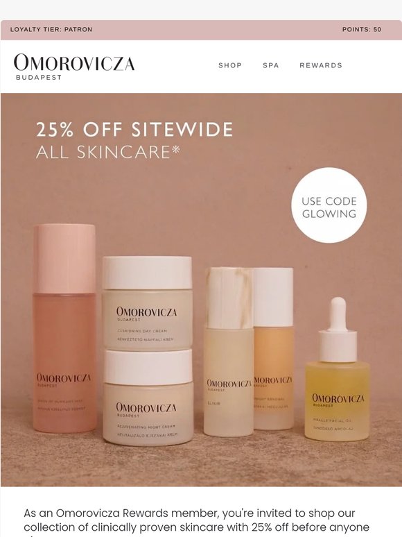 EARLY ACCESS: 25% Off Sitewide