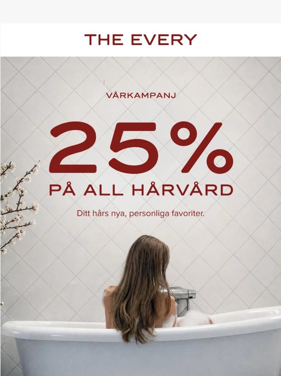 12h kvar på vårens kampanj - 25% RABATT PÅ HELA SAJTEN