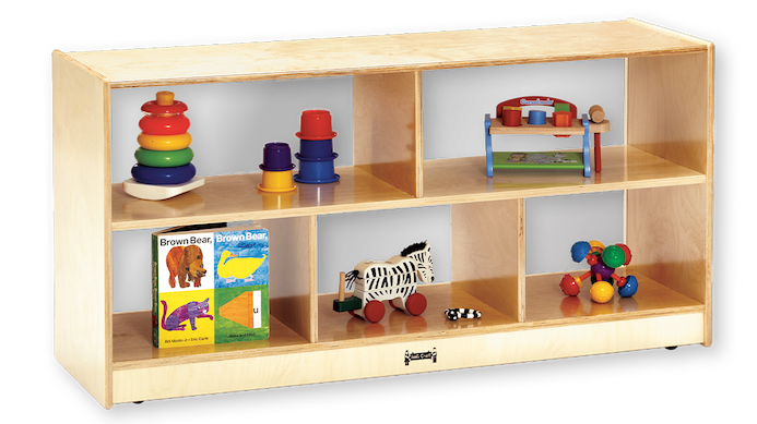 Single Storage Unit Plexiglass® Back, 15"D x 29"H