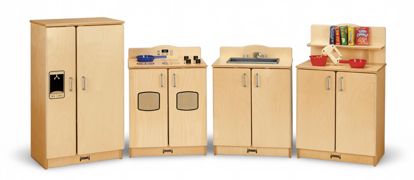 Jonti-Craft® 4 Piece Birch Kitchen Set