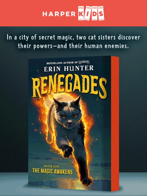 A magical new series from the author of Warriors! 🐾