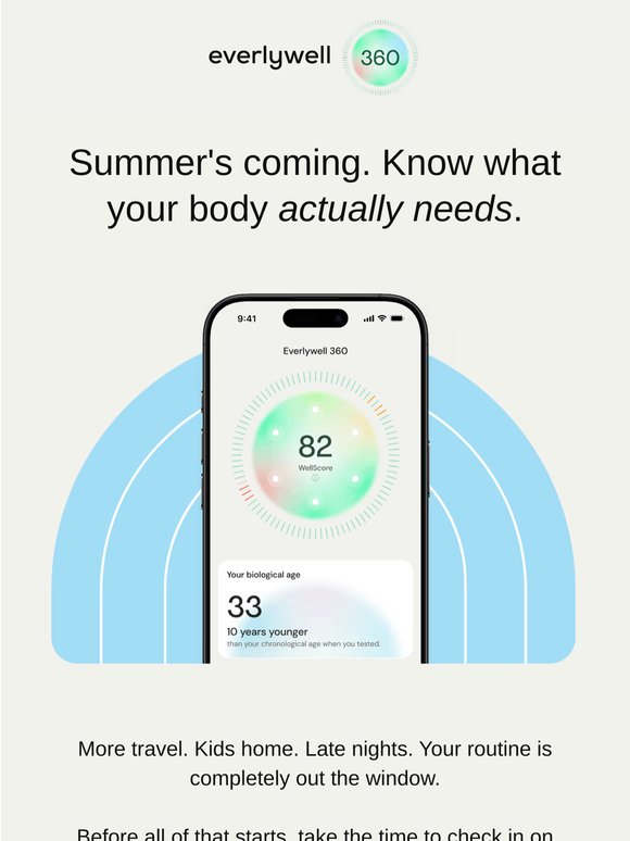 Know your 83 biomarkers before summer starts