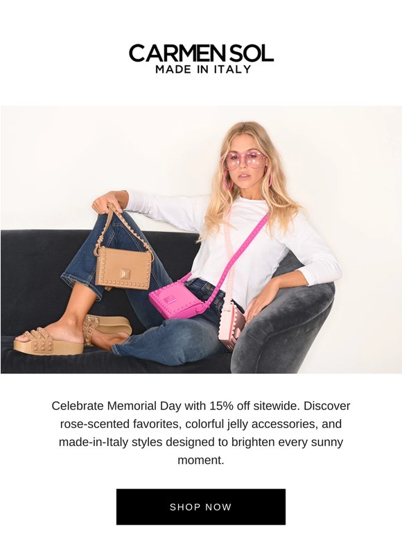 Memorial Day Sale: 15% Off Everything