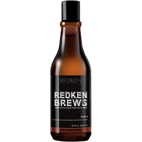 Image of Redken Brews 3-in-1 Shampoo & Conditioner & Bodywash 300 ml