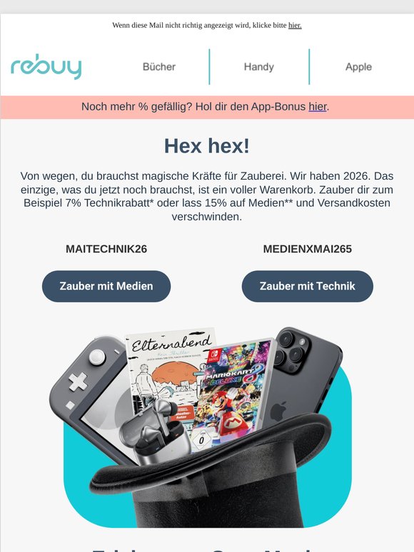 Ene mene meck und teuer ist weg!