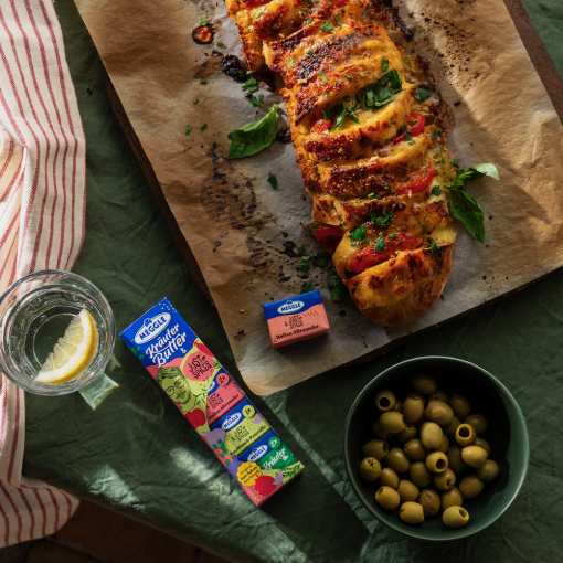 Image of Italienisches Kräuterbutter Baguette mit MEGGLE x Just Spices Kräuterbutter