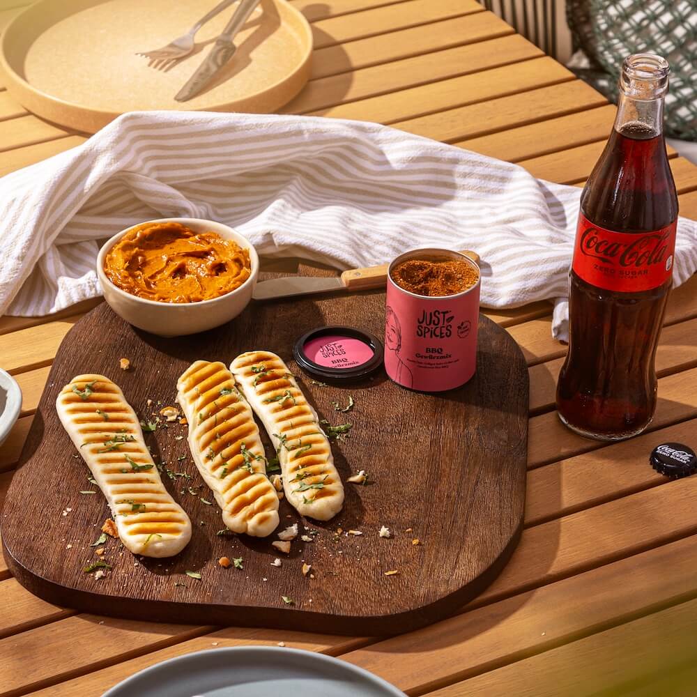 Image of Grillbrot Sticks mit BBQ-Butter