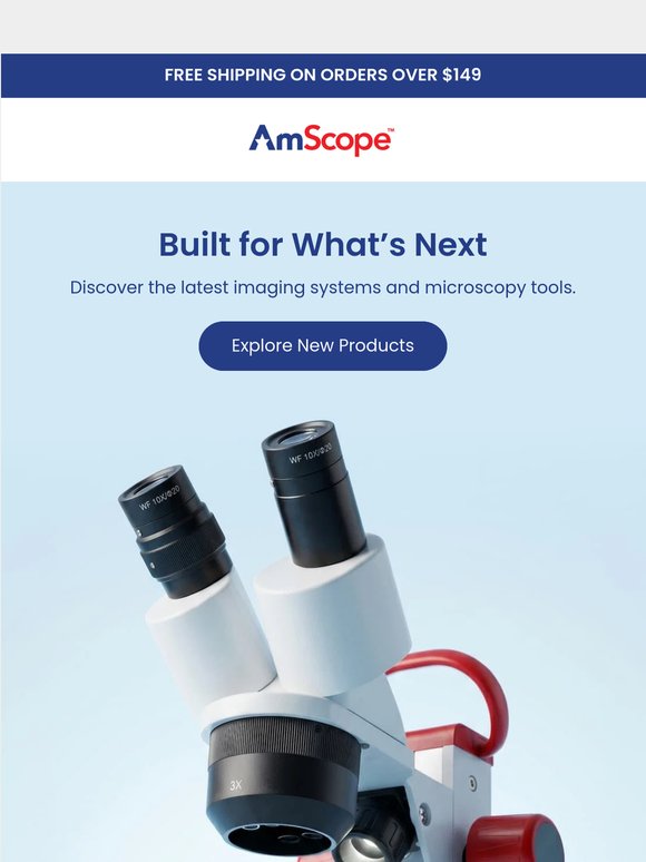 See What’s New at AmScope 👀