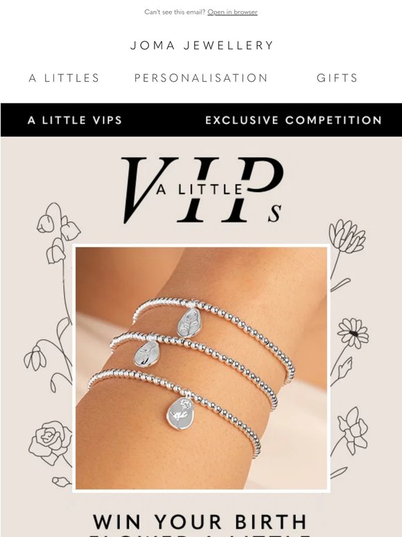 WIN: Your Birth Flower Bracelet 💐