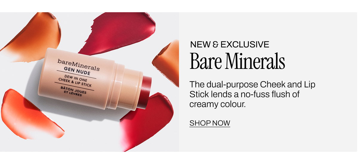 NEW AND EXCLUSIVE BARE MINERALS