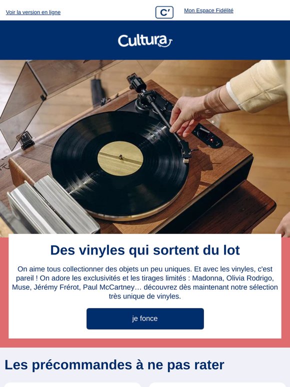 📀 Une sélection très unique