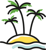 Palm trees icon