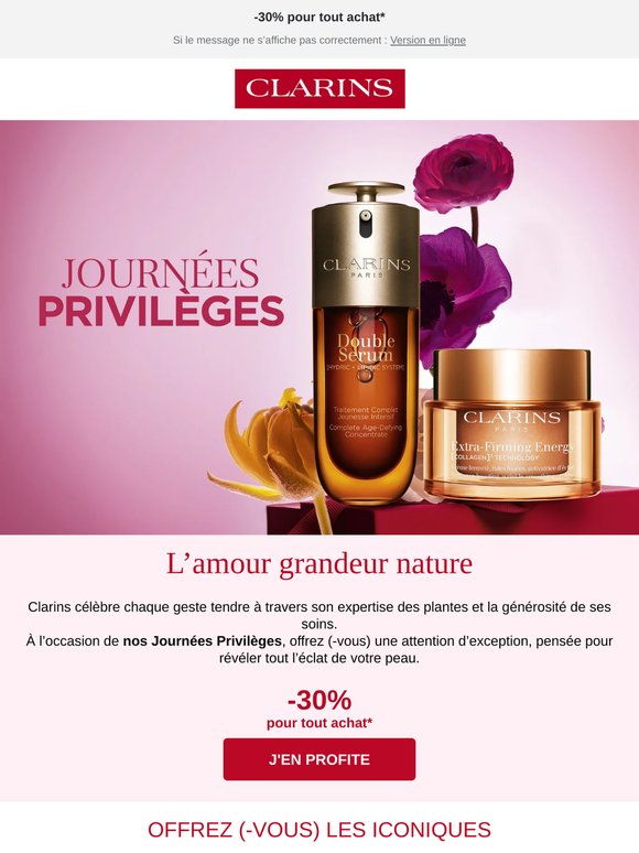 💌 Votre invitation à nos Journées Privilèges