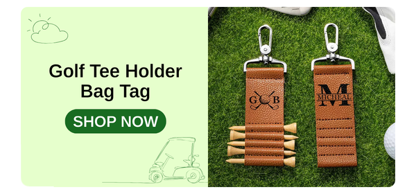 Golf Tee Holder Bag Tag