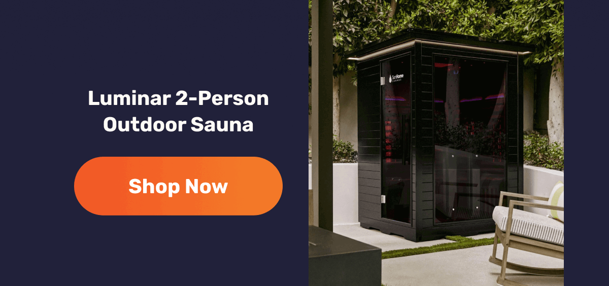 Luminar 2-Person Outdoor Sauna | Shop Now