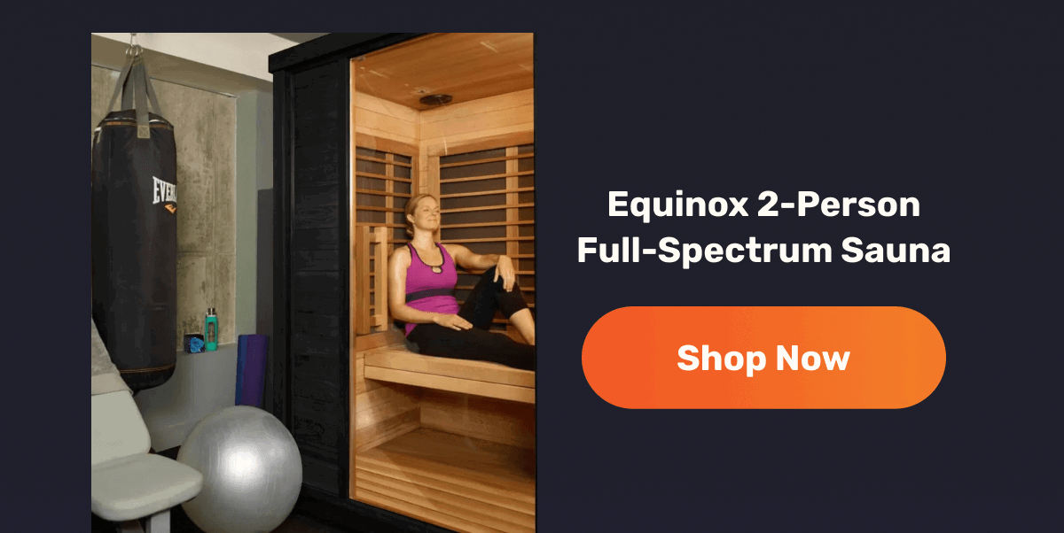 Equinox 2-Person Full-Spectrum Sauna | Shop Now