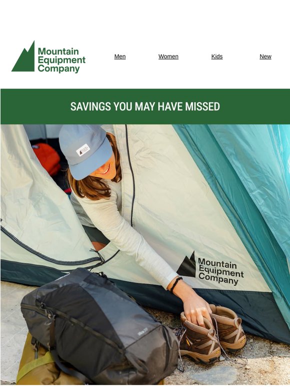Deals on Osprey, MEC, Outdoor Research and more