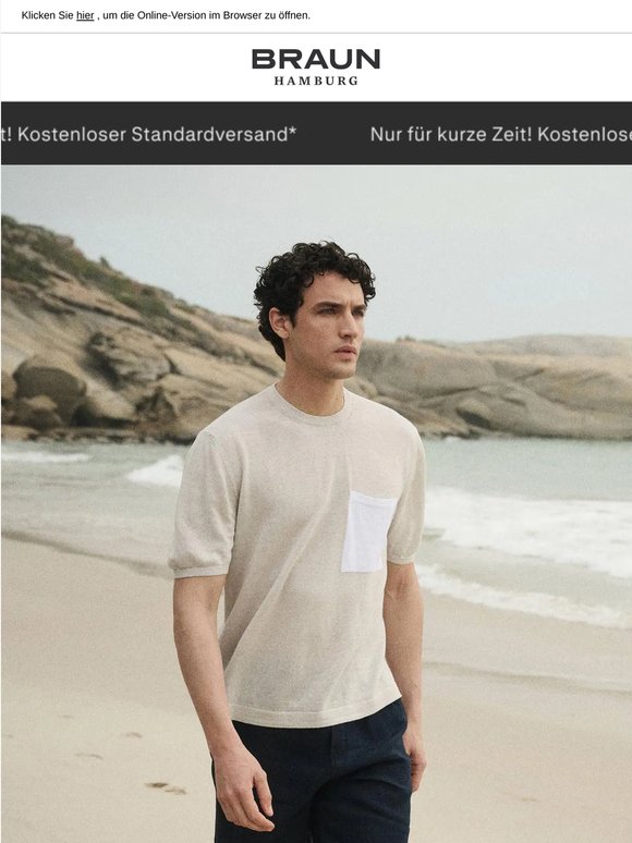 T-Shirts & Poloshirts: Die Basis für Ihre Looks