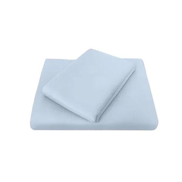 Bambury Chateau Elasticised Fitted Sheet Blue