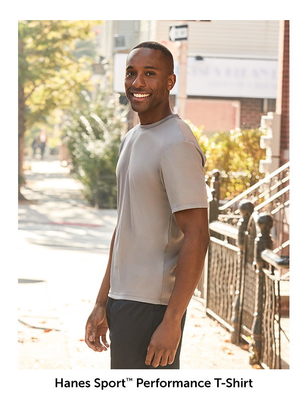 Hanes Sport Cool DRI Men's Performance T-Shirt, Value 2-Pack