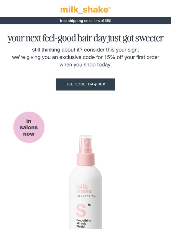 sweet! you've got 15% off your first order 🍦