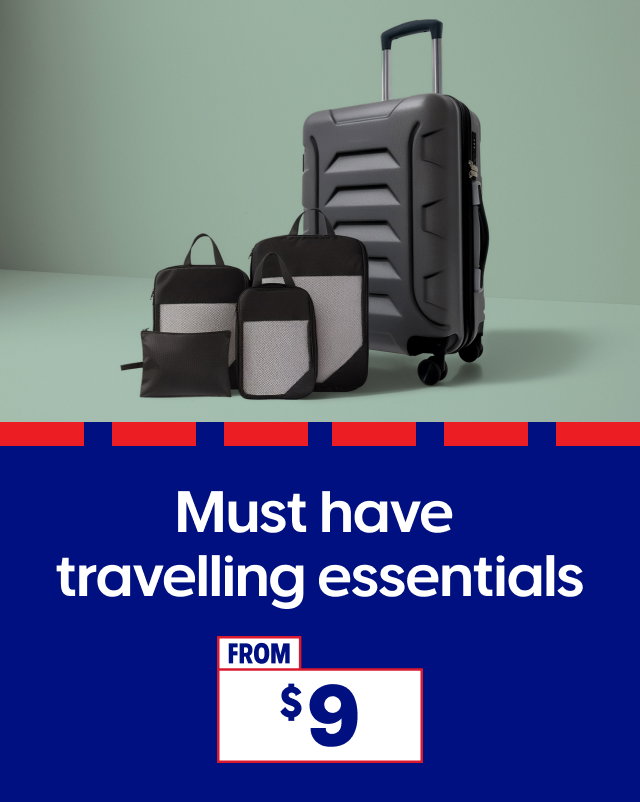 Must have travelling essentials from $9