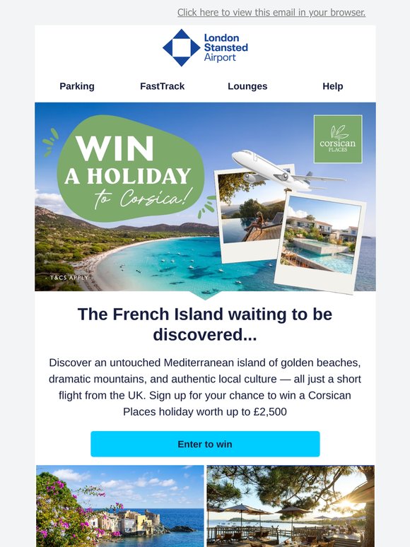 Win a Corsica Escape worth £2,500