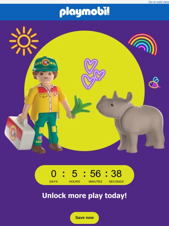 The clock’s ticking on this playful offer 🎉