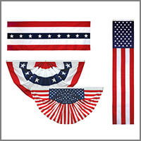 Patriotic bunting