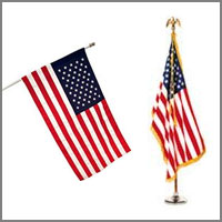 American flags