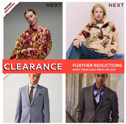 Further Reductions to the Clearance Sale Men's Women's and...