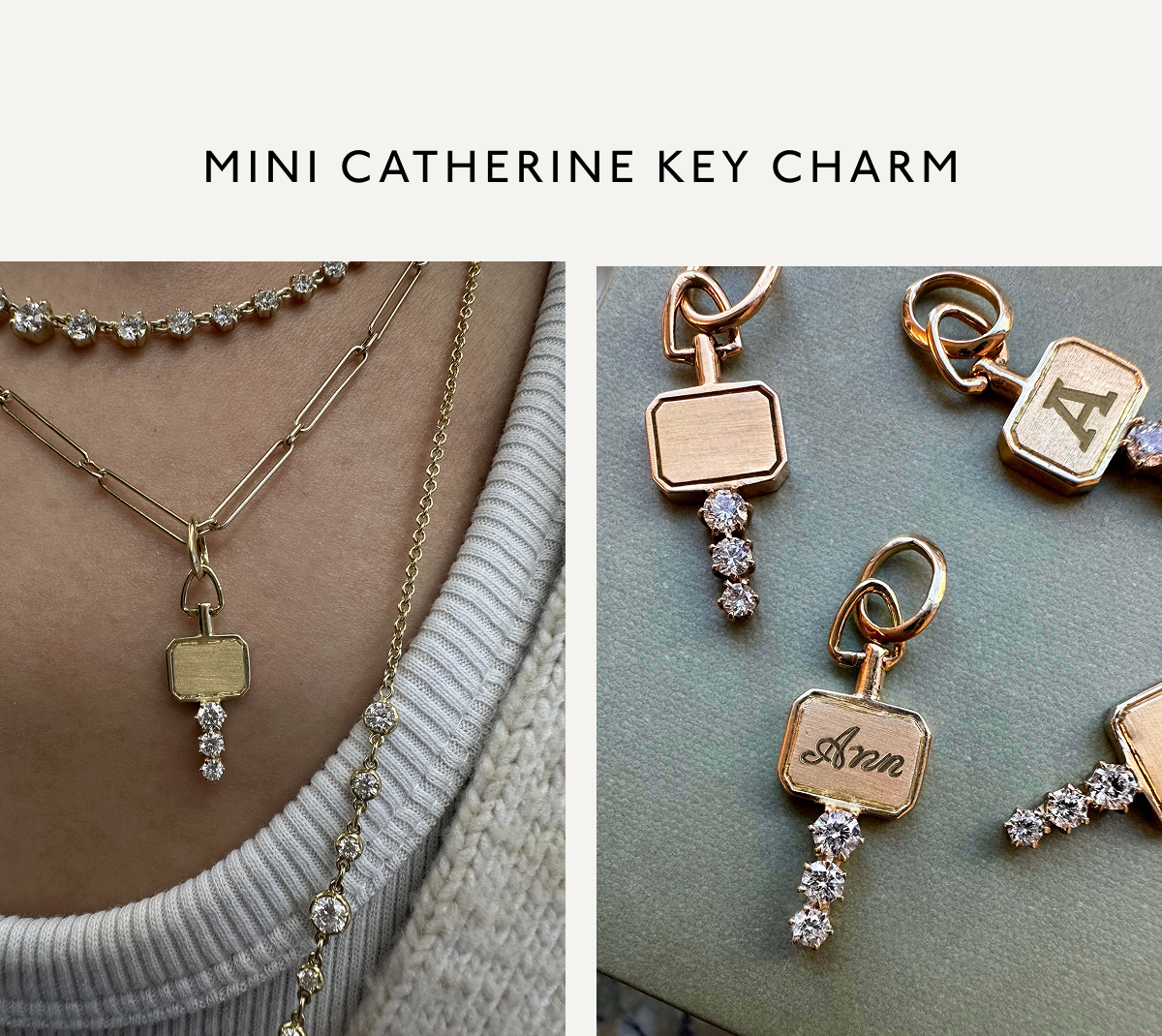 Mini Catherine Key Charm