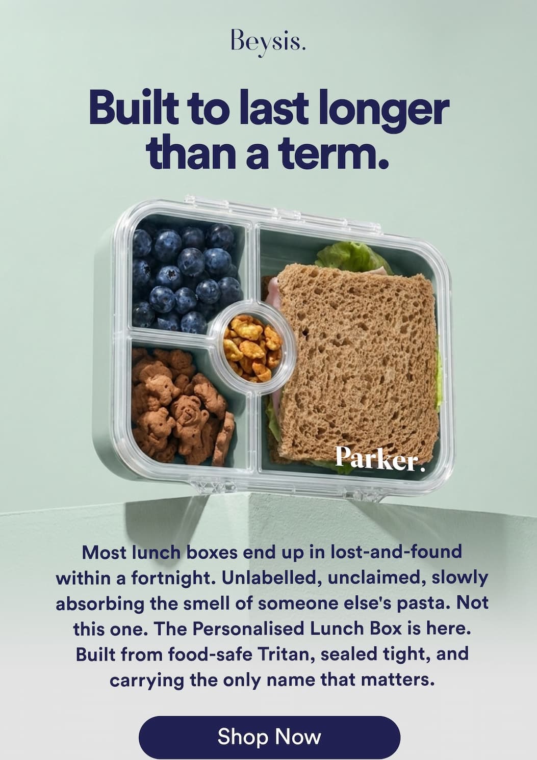 Personalised lunchbox