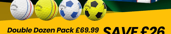 Double Dozen Deal on Callaway ERC Soft Triple Track Golf Balls