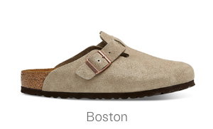 Men's Boston Clogs in Taupe