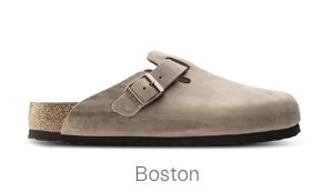Men's Boston Clogs in Tobacco Brown