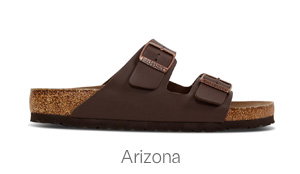 Men's Arizona Sandals in Dark Brown