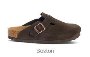 Women's Boston Clogs in Mocha