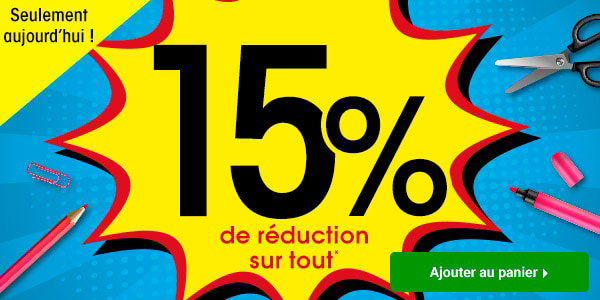 15% de réduction 
