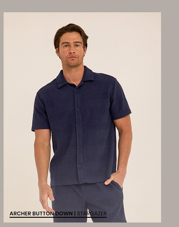 Archer Jacquard Textured Stripe Button-Down Pocket Shirt