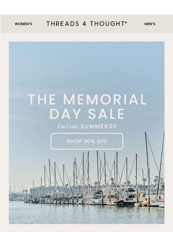 Our Memorial Day Sale Has Arrived
