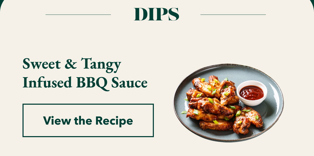 Sweet & Tangy  Infused BBQ Sauce [View the Recipe]