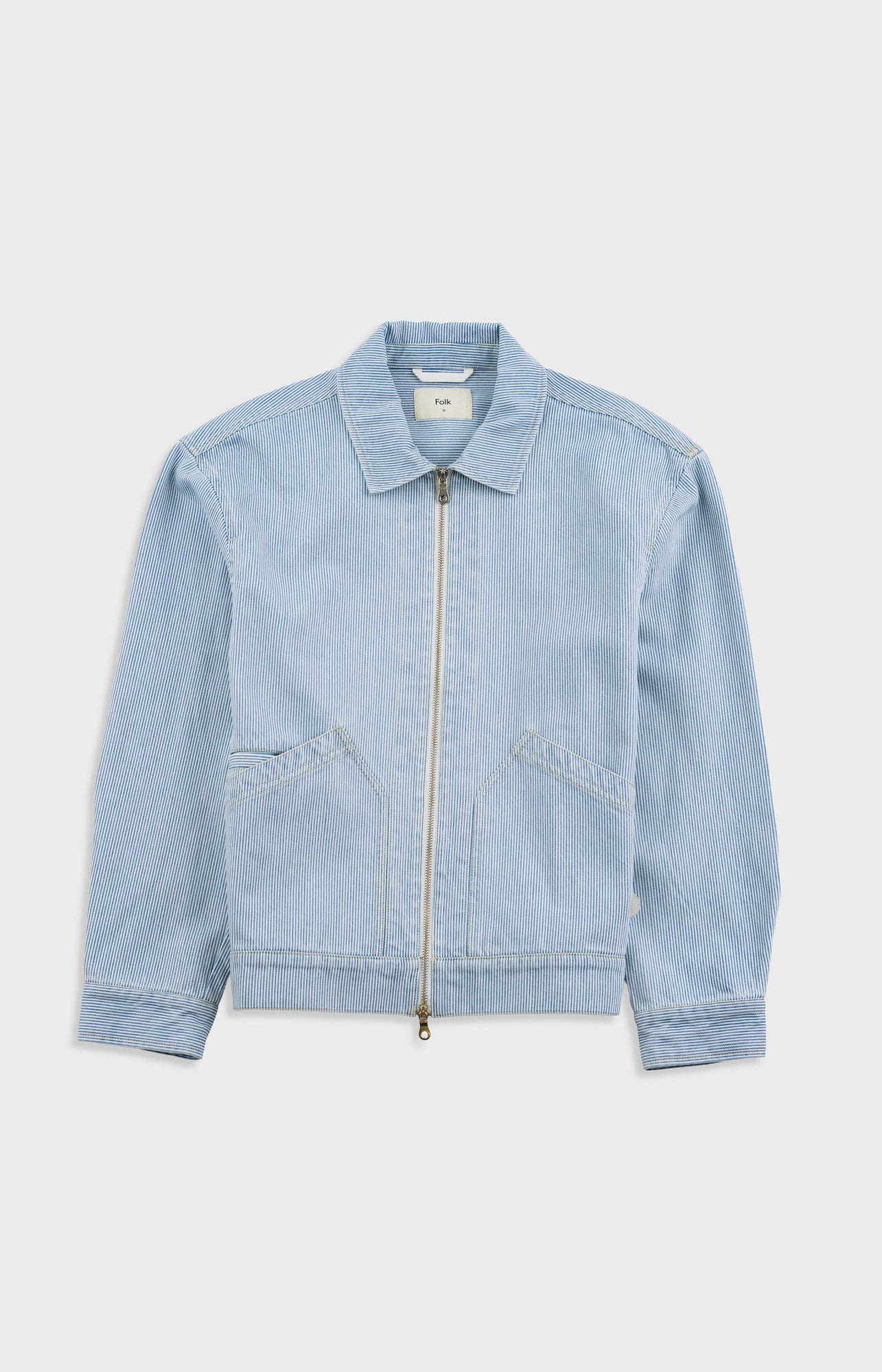 Image of Mechanic Jacket - Pale Ticking Stripe