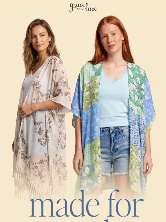 Summer Kimonos Have Arrived ☀️