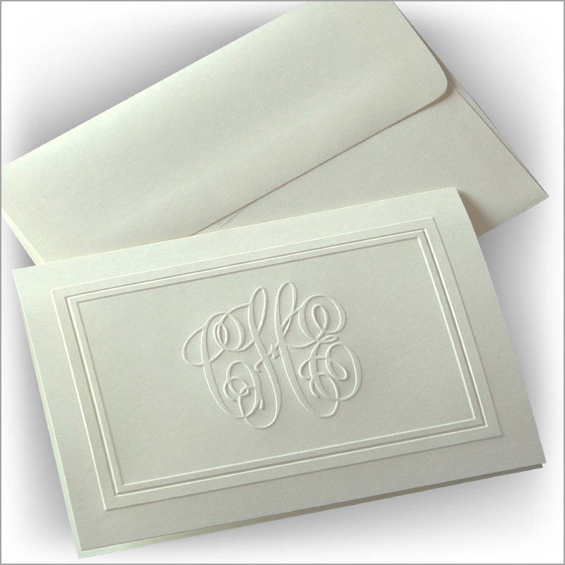 Image of Embossed Monogram Notes