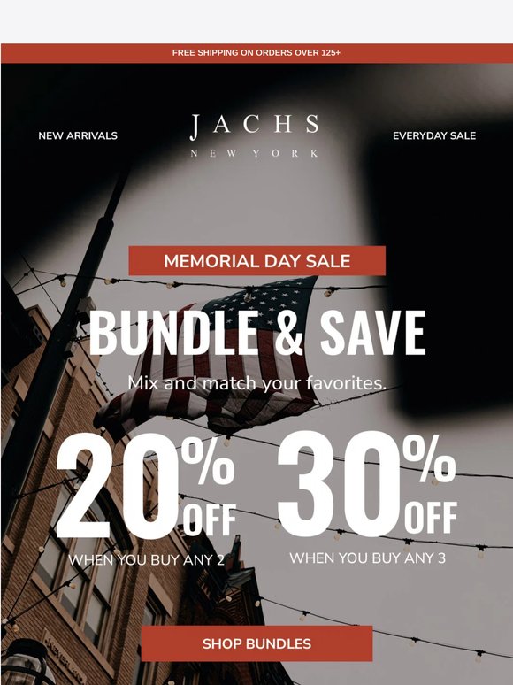 Buy More, Save More: Up to 30% off summer bundles